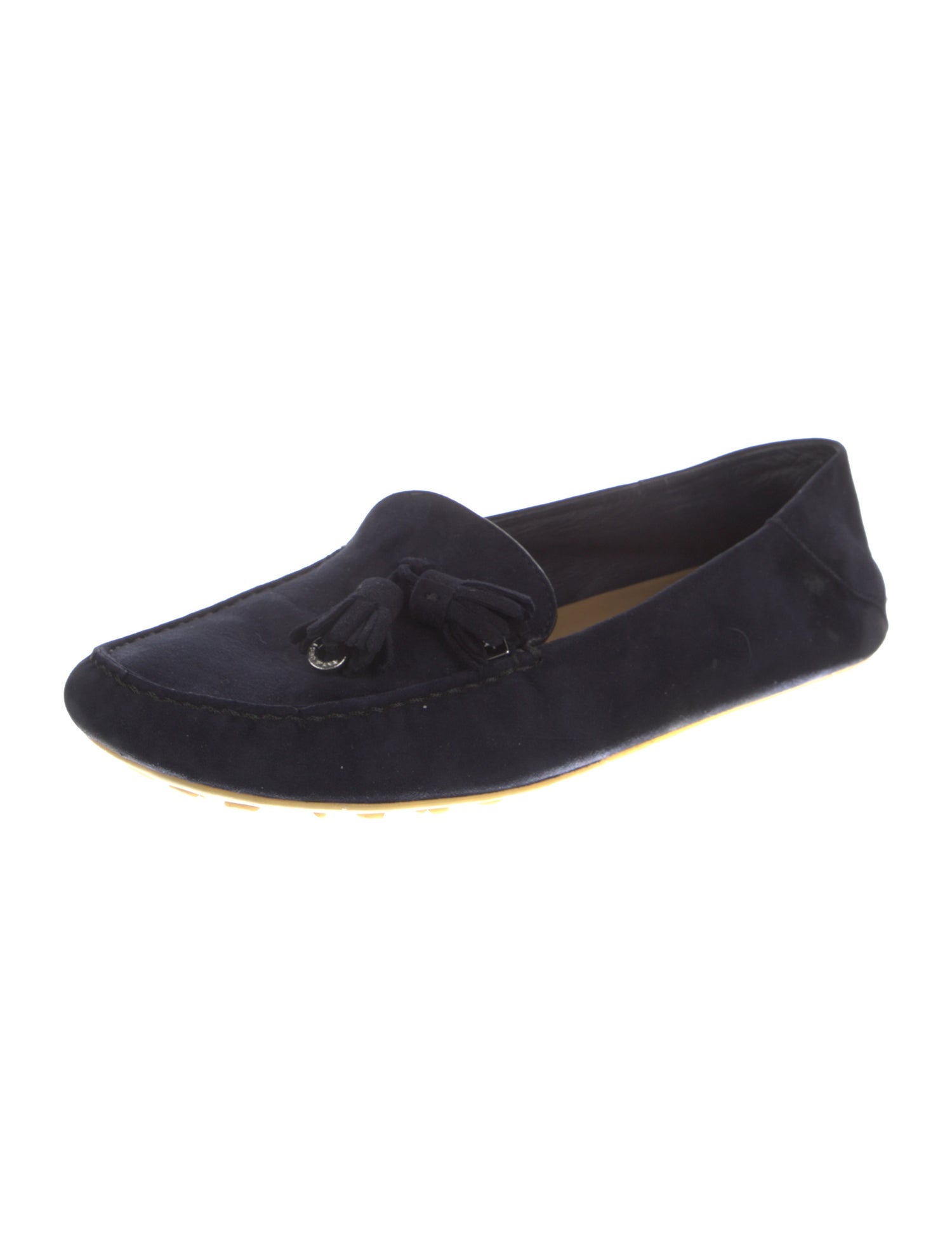 Loro Piana Dot Sole Suede Loafers